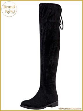 Synthetic Suede Over the Knee Flat Heel Thigh High Boots